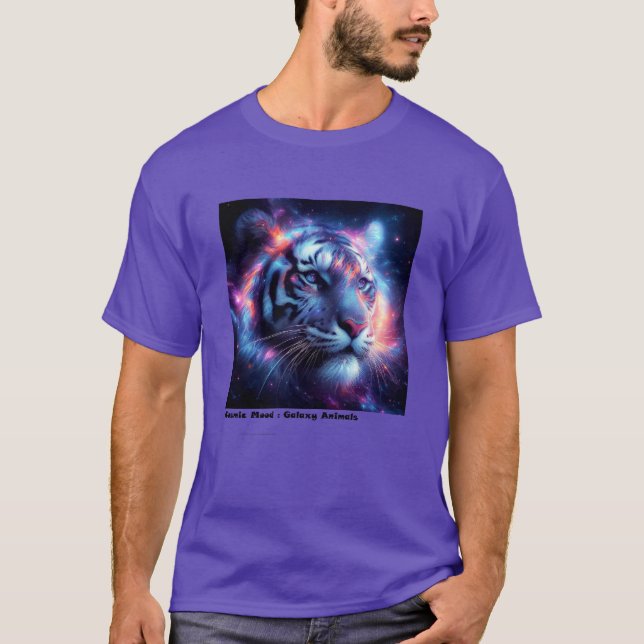 Cosmic Mood: Galaxy Animals Tshirt #3 (Devant)