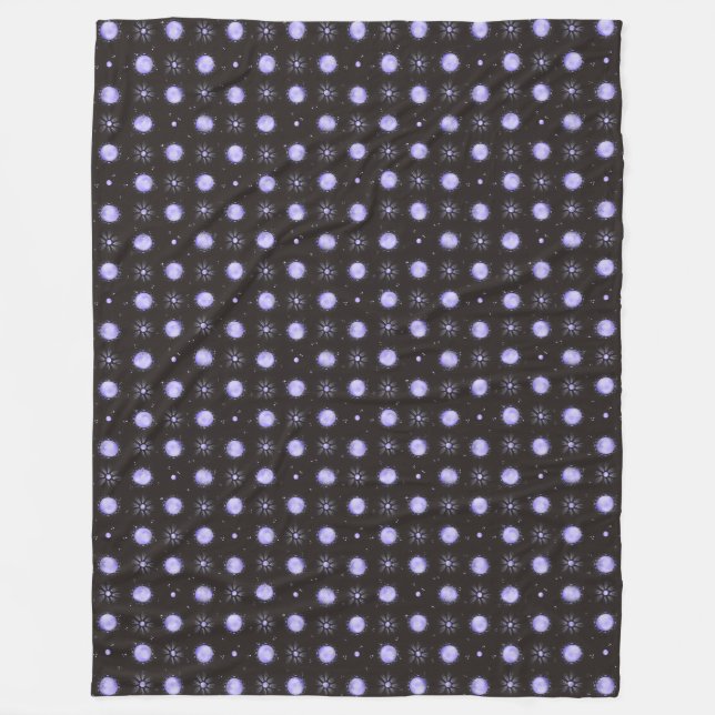 Cosmic Night Sky Fleece Blanket for Cozy Comfort (Vorderseite)