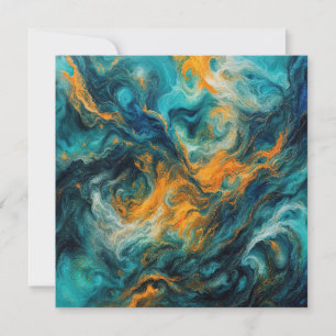 Cosmic Ocean Square - Abstrakte Farben
