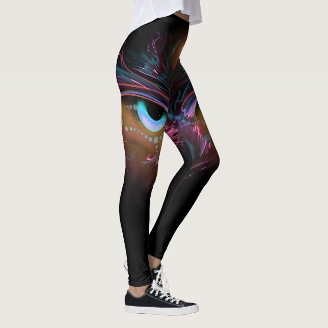 Cosmic Owl Leggins (Rechts)