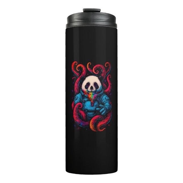 Cosmic Panda Kraken Thermosbecher (Vorderseite)