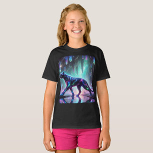 Cosmic Panther Crystal Höhle T-Shirt T - Shirt Des