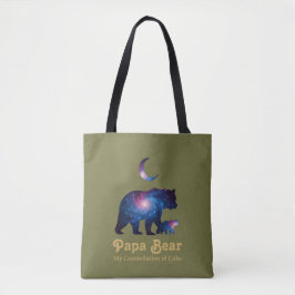 Cosmic Papa Bear & Cub Tasche