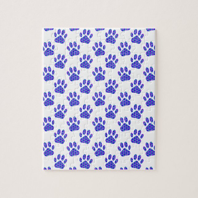Cosmic Paw Print Pattern (Vertikal)