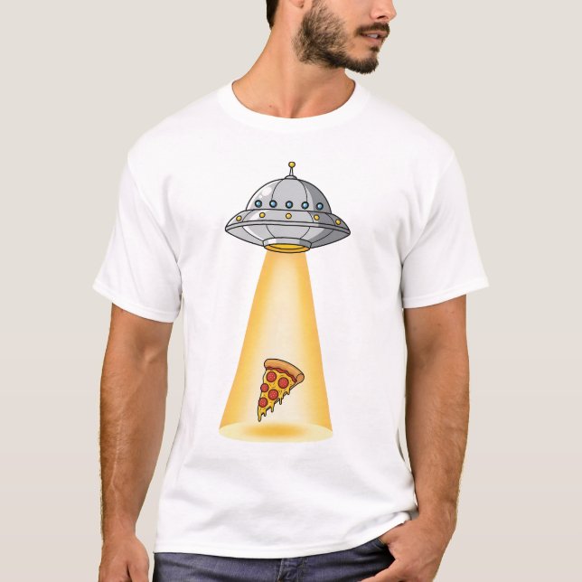 Cosmic Pizza Catch T-Shirt (Vorderseite)