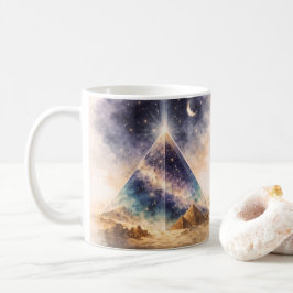 Cosmic Pyramid Ancient Egypt Inspired Kaffeetasse