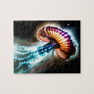 Cosmic rosa blaue rote Gelee Fisch Spaß Meer