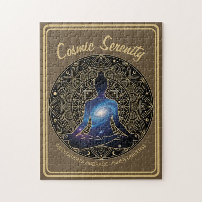 Cosmic Serenity Meditation – Galaxy Mandala  (Vertikal)
