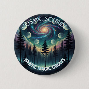 Cosmic Solitude Galaxy Forest • Mondphasen Button