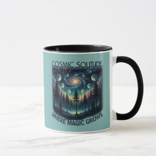 Cosmic Solitude Galaxy Forest • Mondphasen Tasse