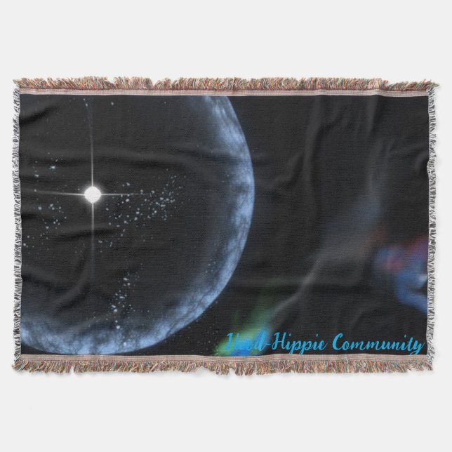 "Cosmic Supernova" Wurf Decke (Vorderseite)