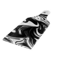 "Cosmic Swirl: Das Schwarz-Weiß-Marmor-Elegante