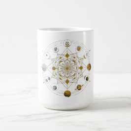Cosmic Symmetry – Celestial Mandala Space Mug Kaffeetasse