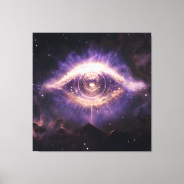 Cosmic Third Eye Awakening - Spiritual Awareness Leinwanddruck