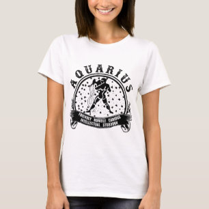Cosmic Visionary: Aquarius Zodiac T-Shirt