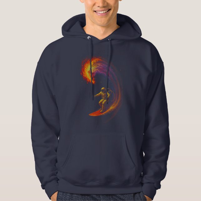 Cosmic Wave Rider Hoodie (Vorderseite)