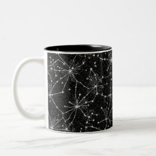 Cosmic_Web_of_Stars. Zweifarbige Tasse