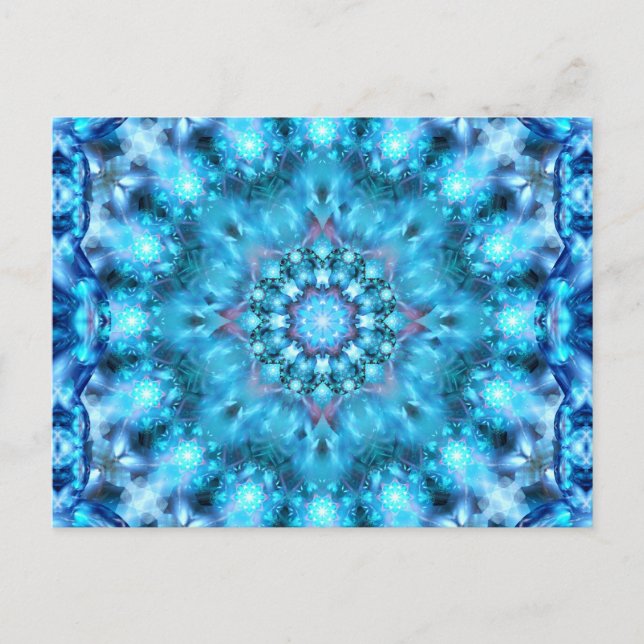 Cosmic Window Mandala Postkarte (Vorderseite)