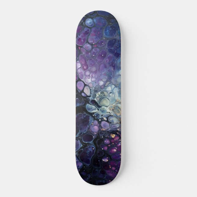 CosmicNebulaePour Skateboard (Vorderseite)