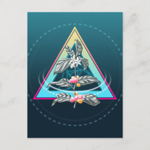 Cosmico-Pflanze Postkarte