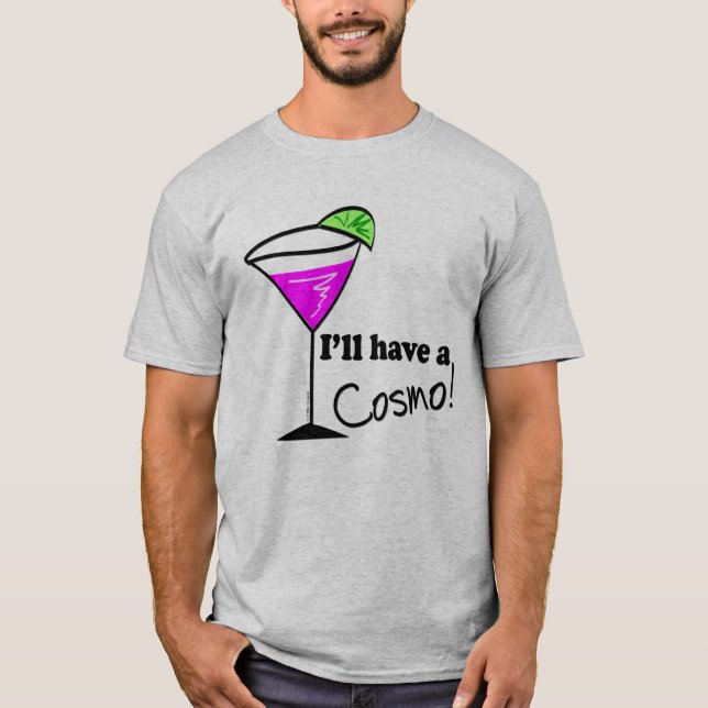 Cosmo Drinker Ich werde Cosmo Cocktail trinken T-Shirt (Vorderseite)