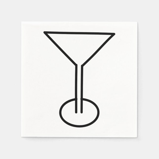 Cosmo Glass Napkin Serviette (Vorderseite)