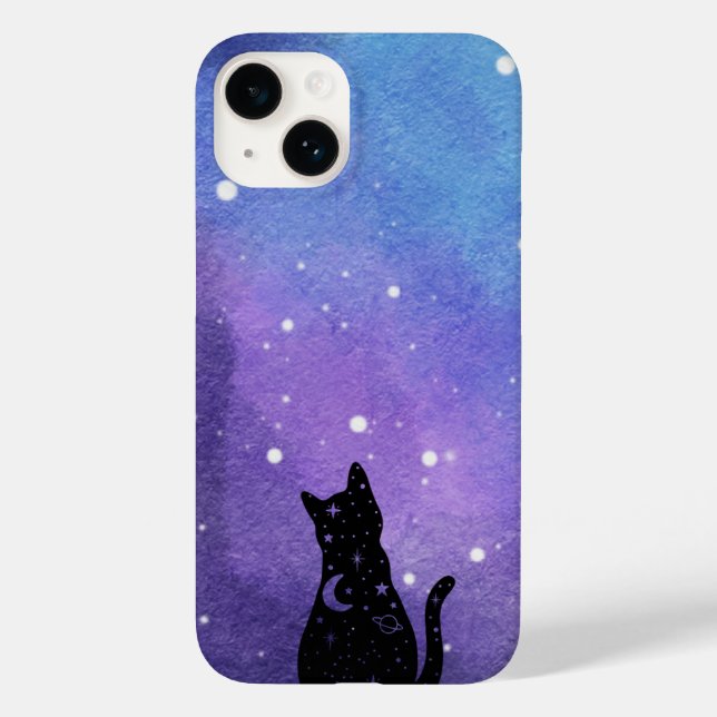 Cosmo-Katzen-Handyhülle Case-Mate iPhone 14 Hülle (Rückseite)