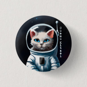 Cosmo Kitzel - Astro Cat Button