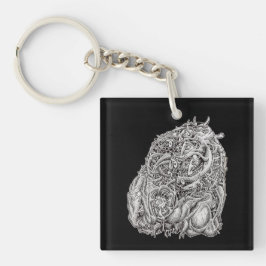 Cosmographic Head von Brian Benson Schlüsselanhänger