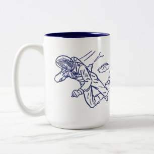 Cosmonauts and Lizard People 15oz Zweifarbige Tasse