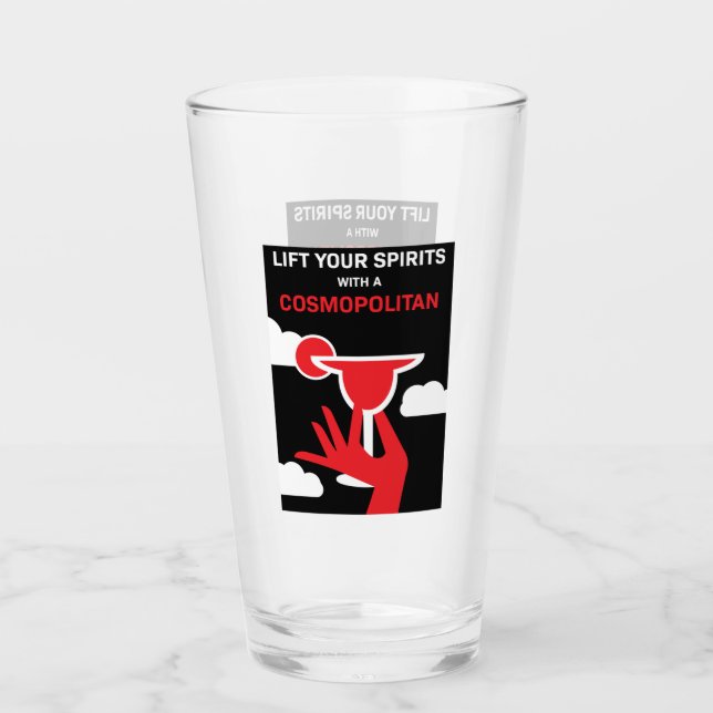 Cosmopoliter Cocktail Drink Glas (Vorderseite)