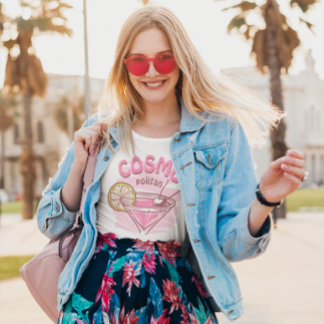 Cosmopolitischer Cocktail Cosmo Summer Party Retro T-Shirt
