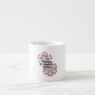 Cosmos-Blume-Muster Espressotasse