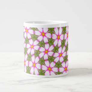 Cosmos-Blume-Muster Jumbo-Tasse