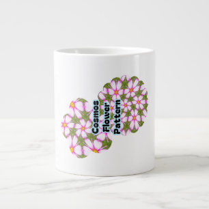 Cosmos-Blume-Muster Jumbo-Tasse