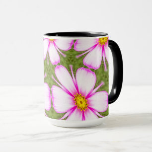 Cosmos-Blume-Muster Tasse