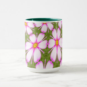 Cosmos-Blume-Muster Tasse
