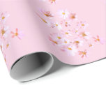 Cosmos Collage Geschenkpapier<br><div class="desc">Collage of purity cosmos in pink perfect for any gift.</div>