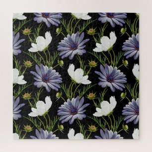 Cosmos Daisy Floral Nahtlose Collage