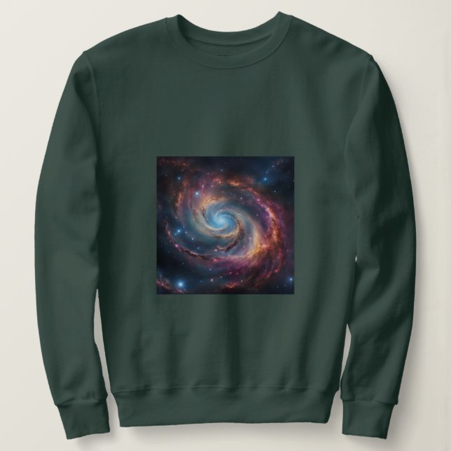 cosmos et sweatshirt planétaire  (Design devant)