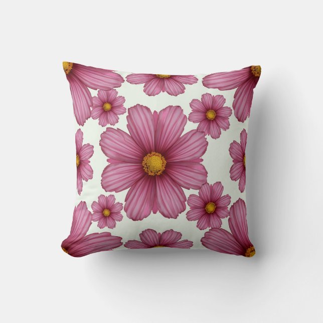 cosmos fleurs coussin coussin (Recto)