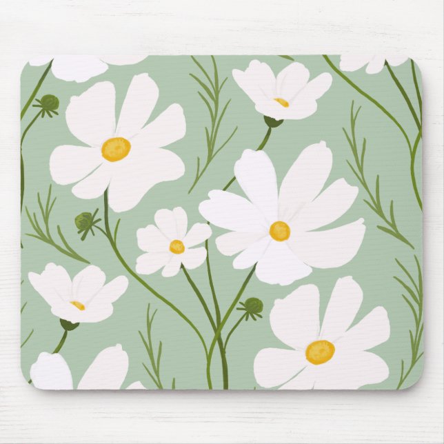 Cosmos floral mousepad (Vorne)