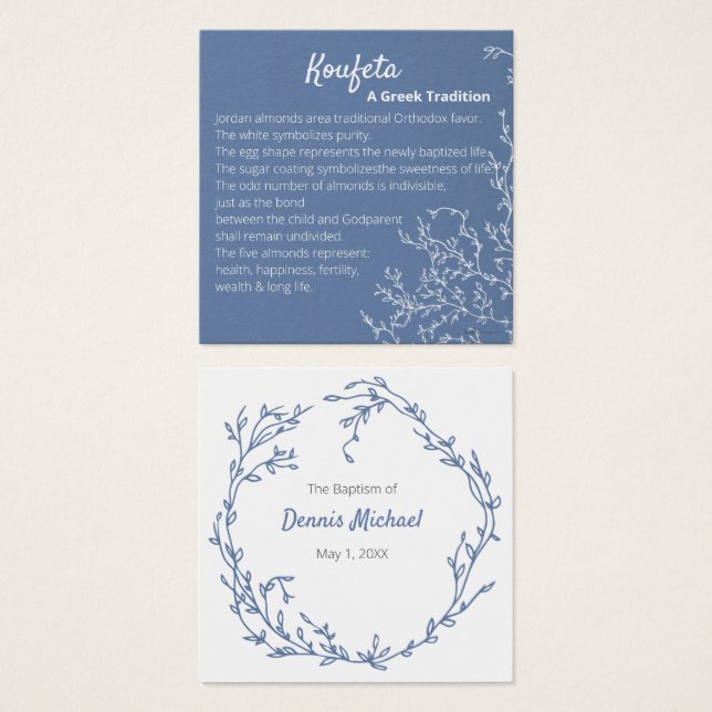 Cosmos Koufeta Card (Vorne & Hinten)