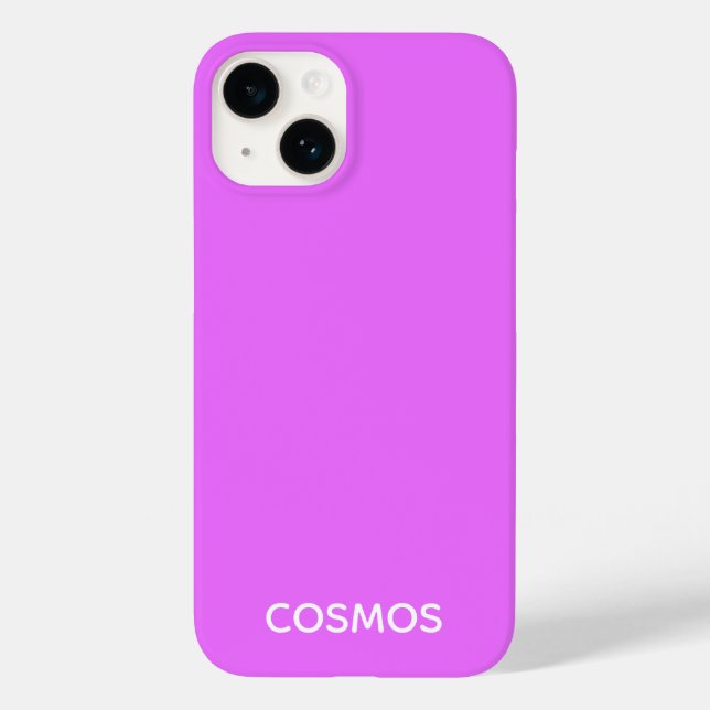 Cosmos lila Farbname Case-Mate iPhone 14 Hülle (Rückseite)