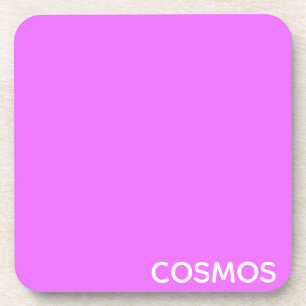 Cosmos lila Farbname Getränkeuntersetzer