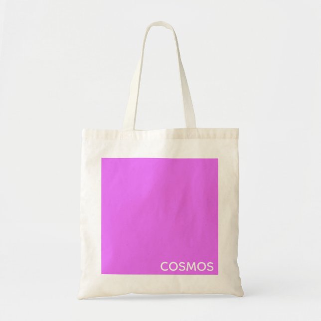 Cosmos lila Farbname Tragetasche (Vorne)