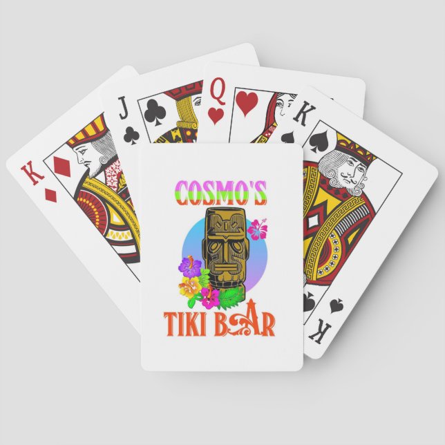 Cosmos Tiki Bar Spielkarten (Rückseite)