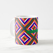 Cosmos-unendliche Personalisierte Tasse - Lila/Grü