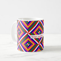 Cosmos-unendliche Personalisierte Tasse - Rot/Weiß