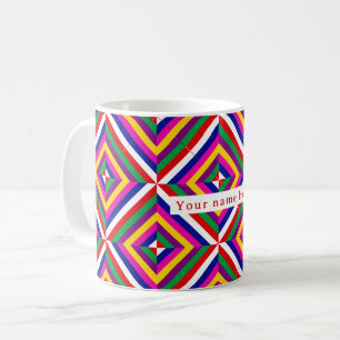 Cosmos-unendliche Personalisierte Tasse - Rot/Weiß